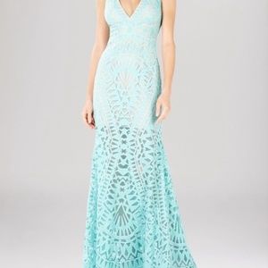 BCBG dress aqua chakra dress